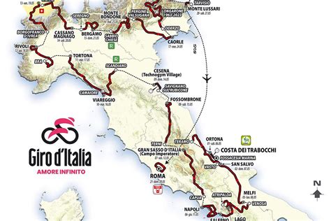 percorso giro italia 2023